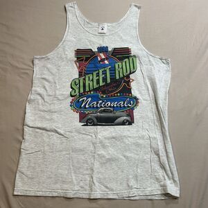 Vintage 90s National Street Rod Association 1996 Tank Top USA Cotton Blend